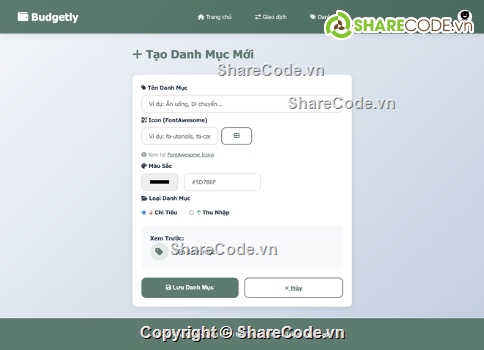 Website quản lý,MVC,chi tiêu,quản lý chi tiêu,.NET